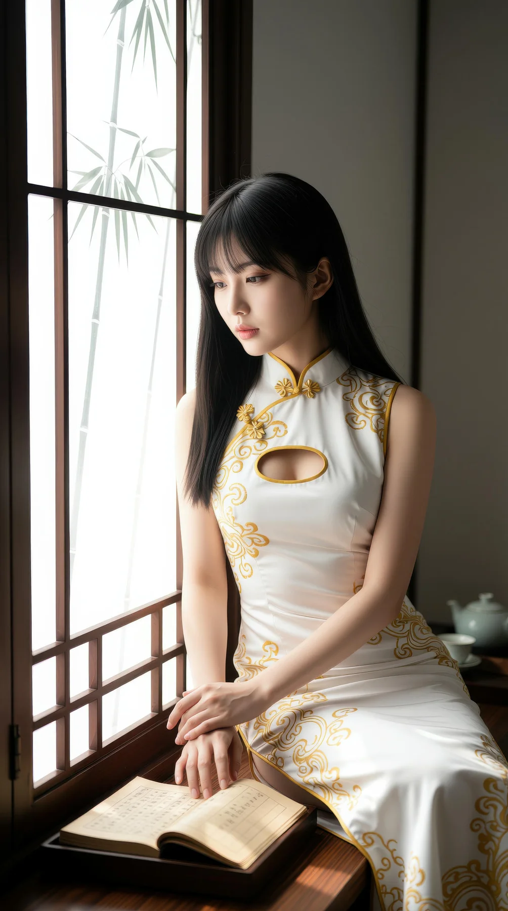 AIG  No.110 长发美女旗袍性感美腿 - 15