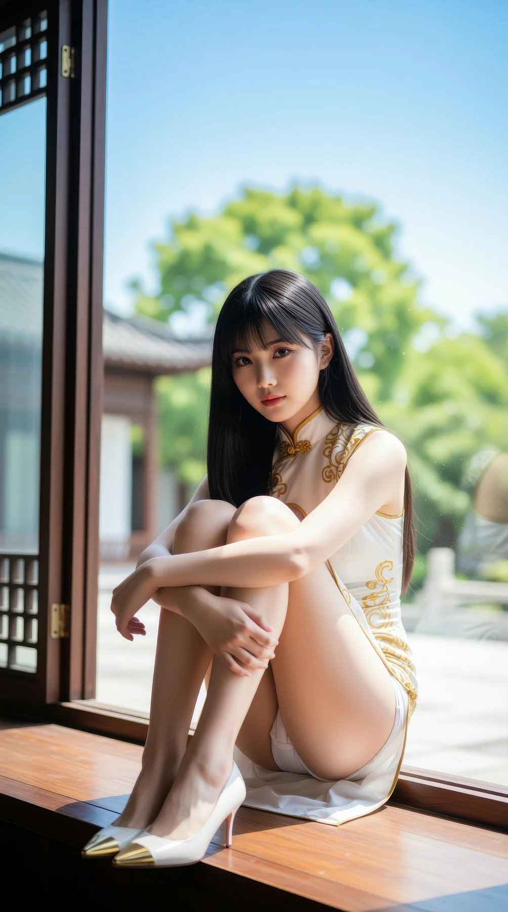 AIG  No.110 长发美女旗袍性感美腿 - 17