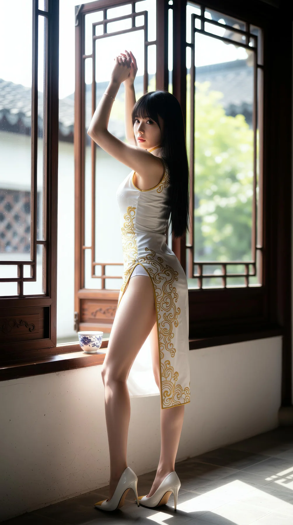 AIG  No.110 长发美女旗袍性感美腿 - 18