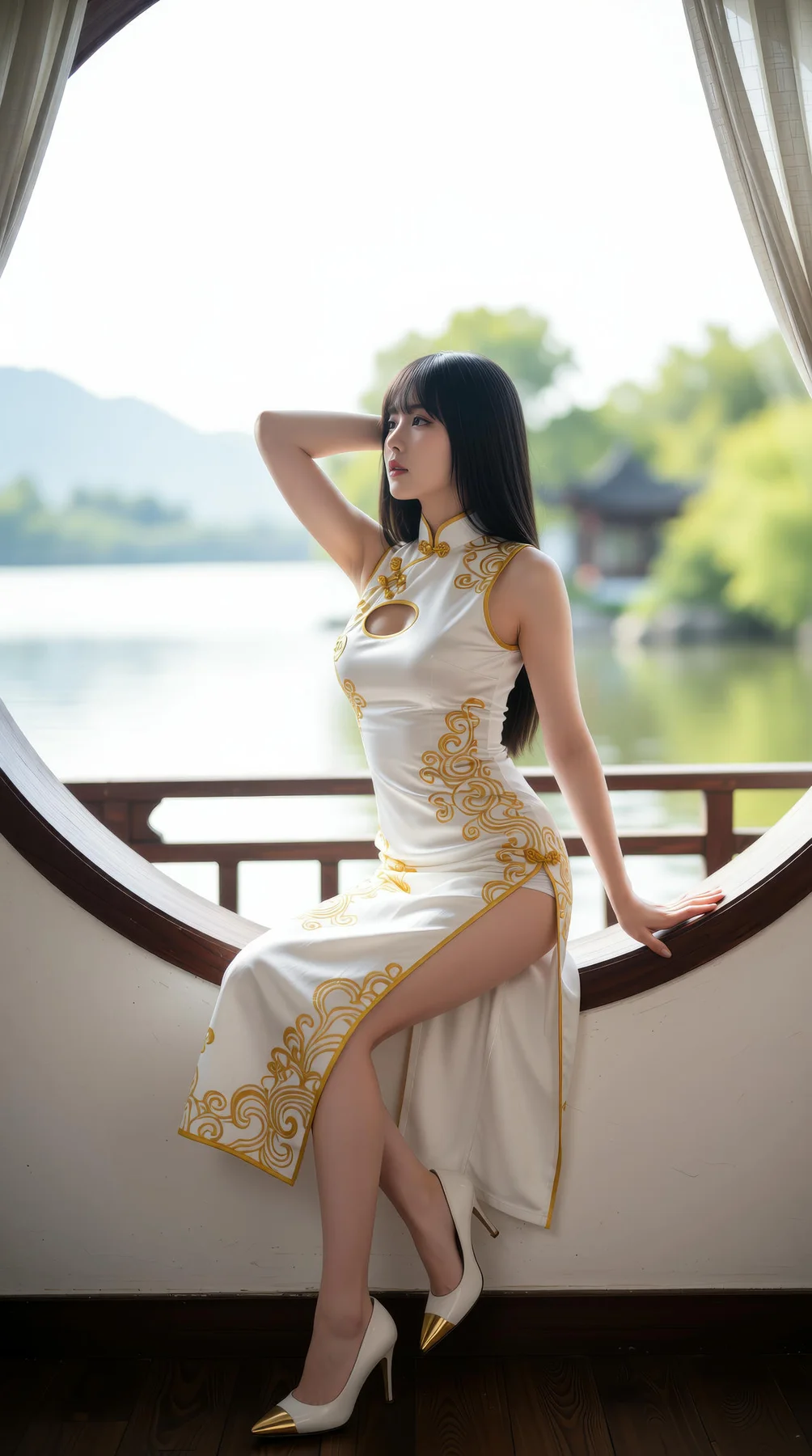 AIG  No.110 长发美女旗袍性感美腿 - 23