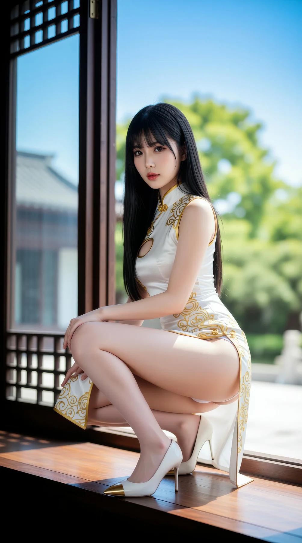 AIG  No.110 长发美女旗袍性感美腿 - 25