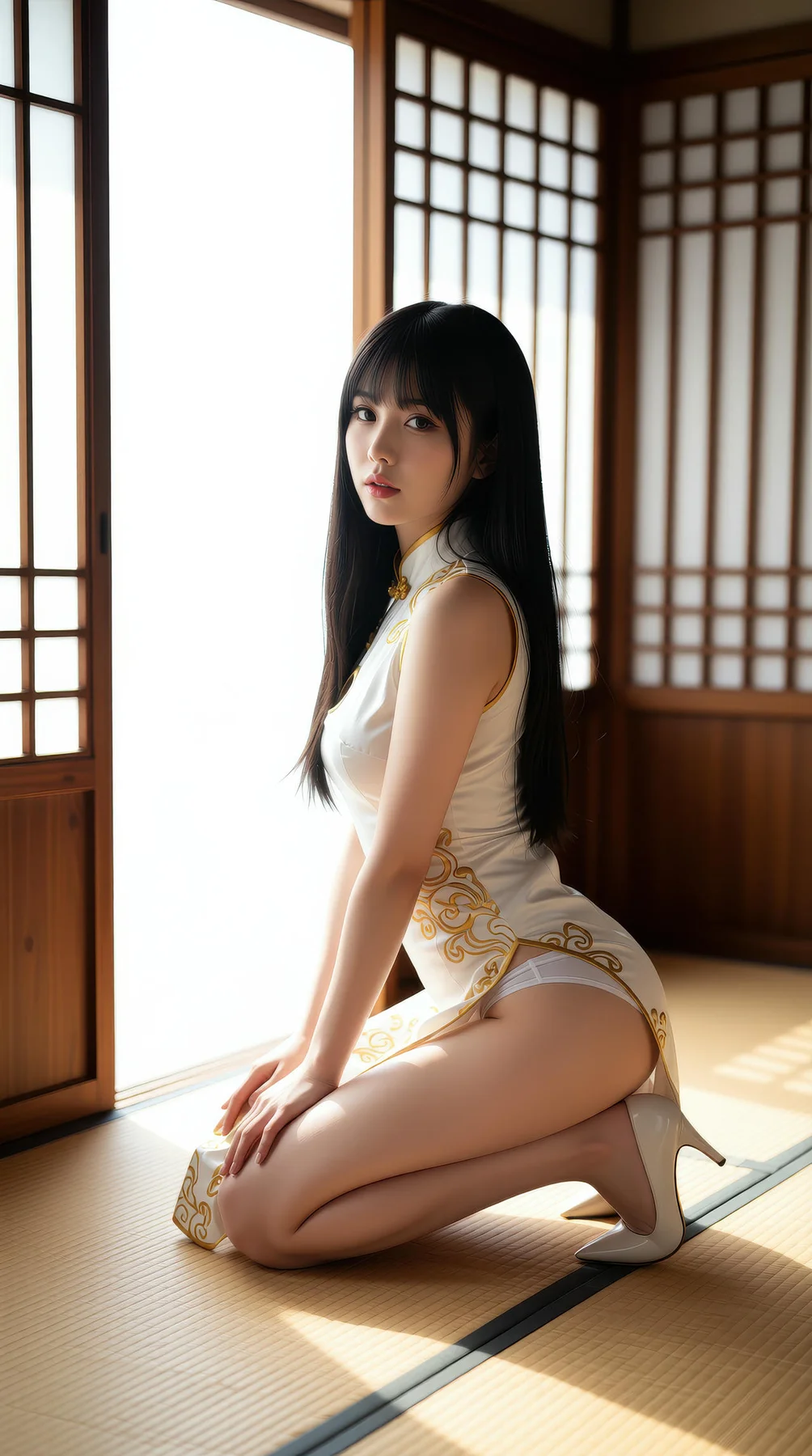 AIG  No.110 长发美女旗袍性感美腿 - 30