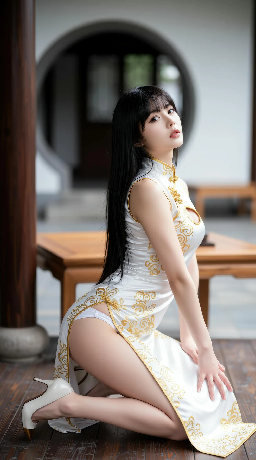 AIG  No.110 长发美女旗袍性感美腿 - 36
