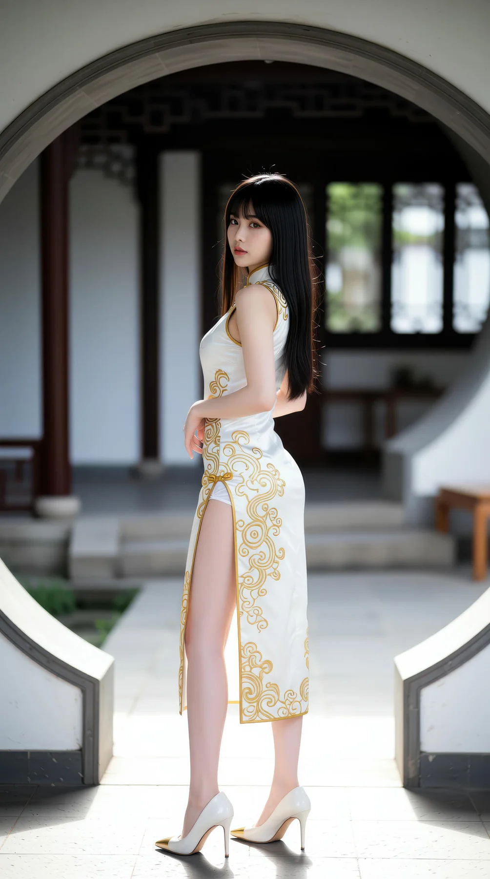 AIG  No.110 长发美女旗袍性感美腿 - 37