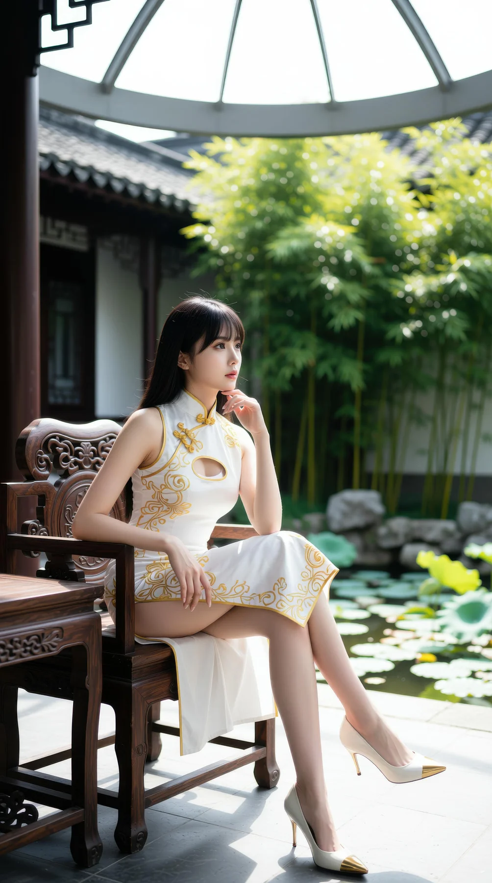 AIG  No.110 长发美女旗袍性感美腿 - 40