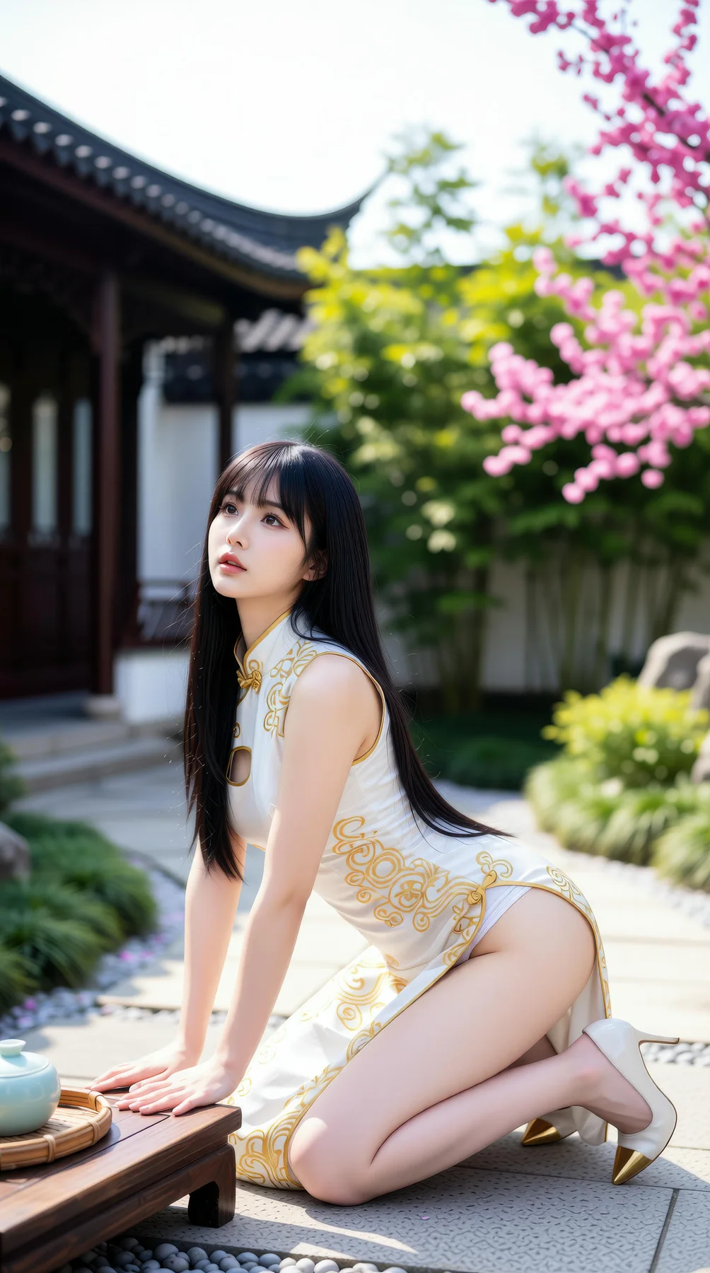 AIG  No.110 长发美女旗袍性感美腿 - 43