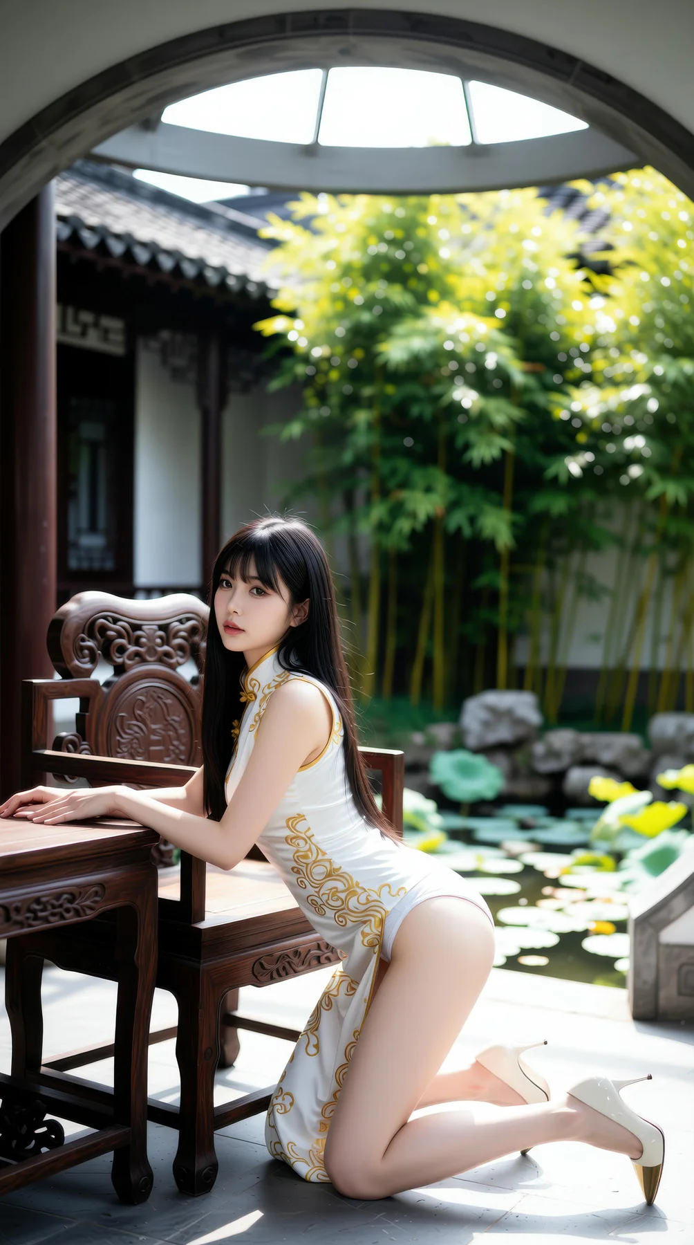 AIG  No.110 长发美女旗袍性感美腿 - 46