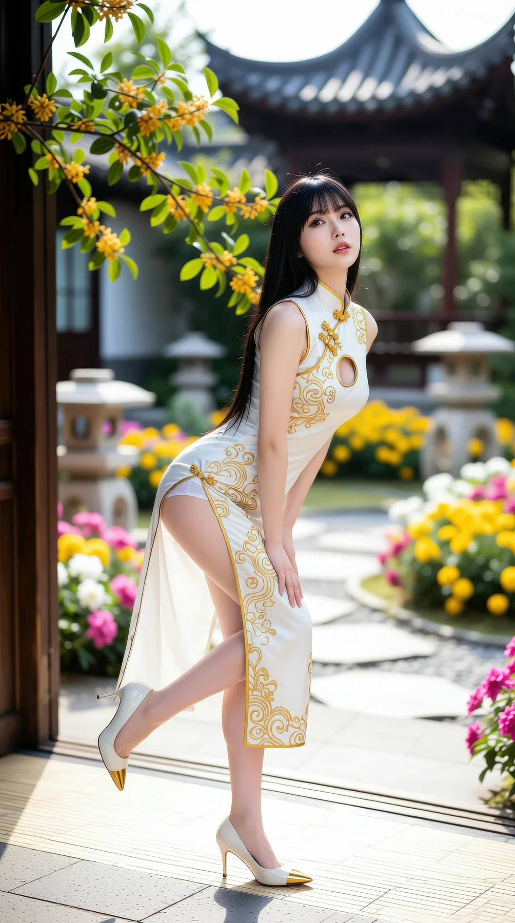AIG  No.110 长发美女旗袍性感美腿 - 49