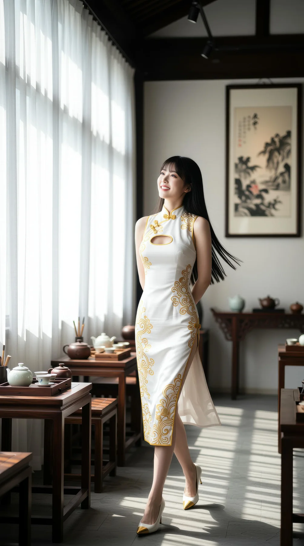 AIG  No.110 长发美女旗袍性感美腿 - 51