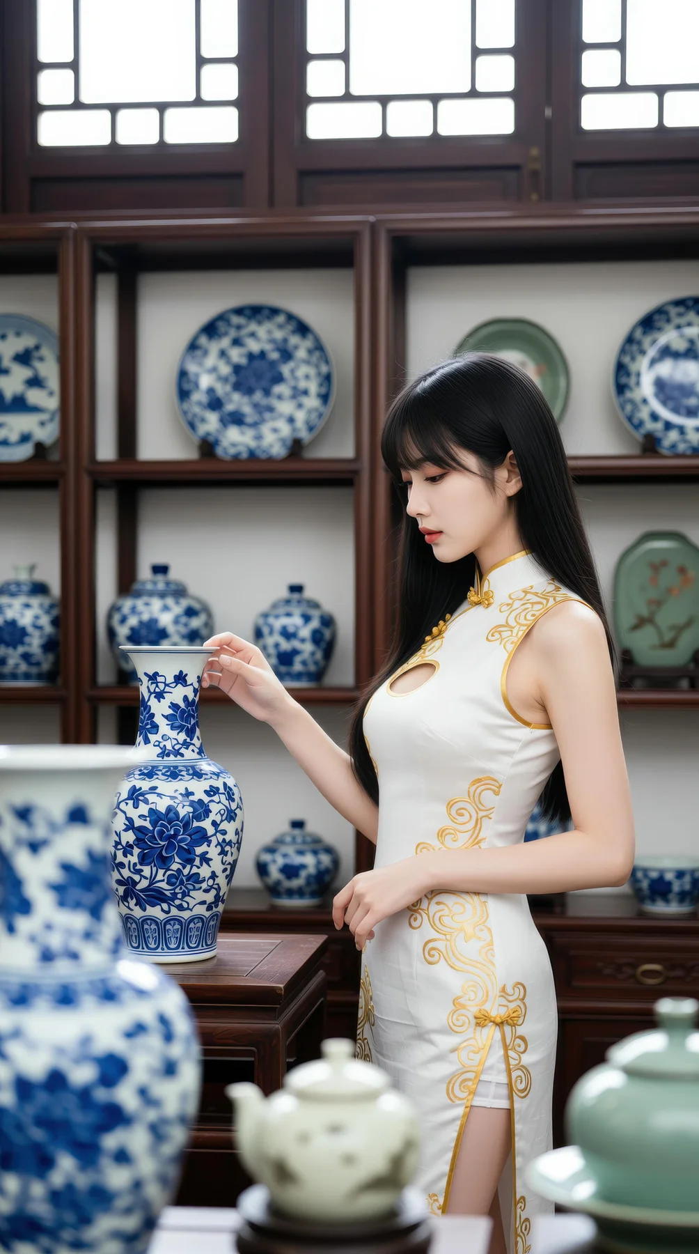 AIG  No.110 长发美女旗袍性感美腿 - 53