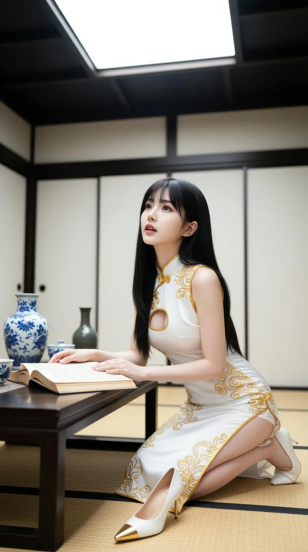 AIG  No.110 长发美女旗袍性感美腿 - 57