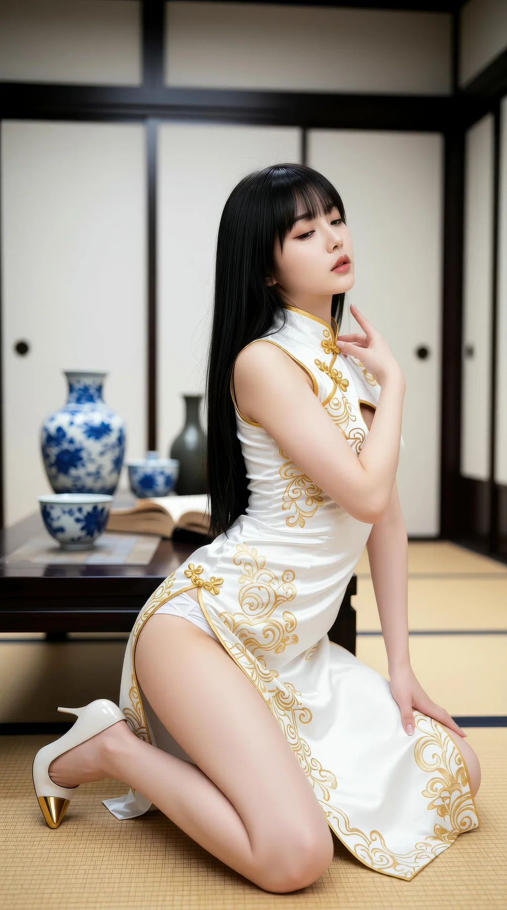 AIG  No.110 长发美女旗袍性感美腿 - 60