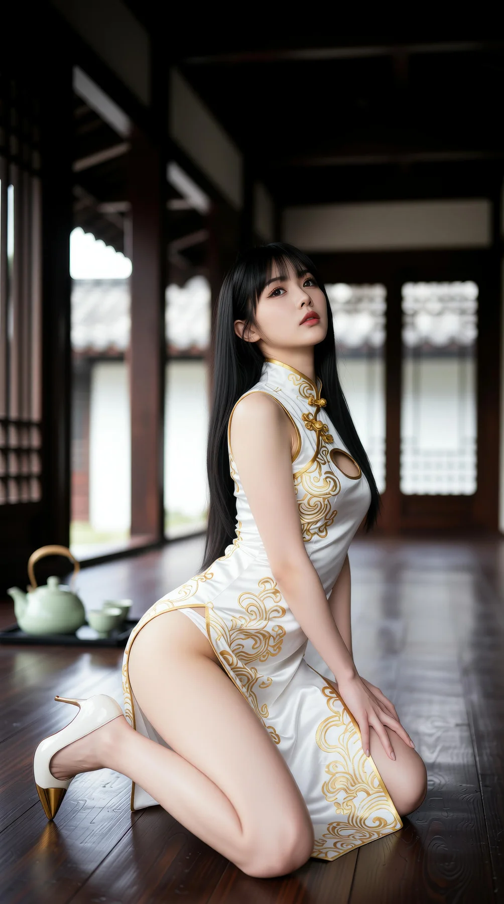 AIG  No.110 长发美女旗袍性感美腿 - 73