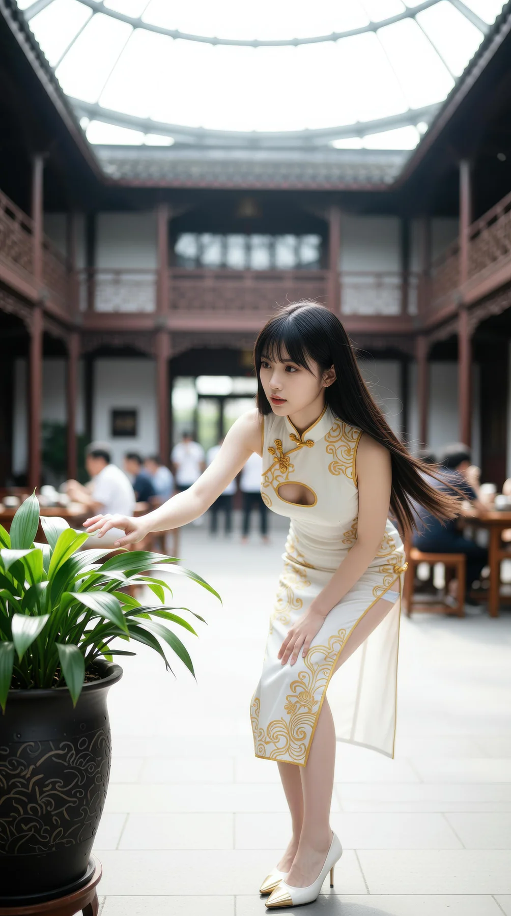 AIG  No.110 长发美女旗袍性感美腿 - 78