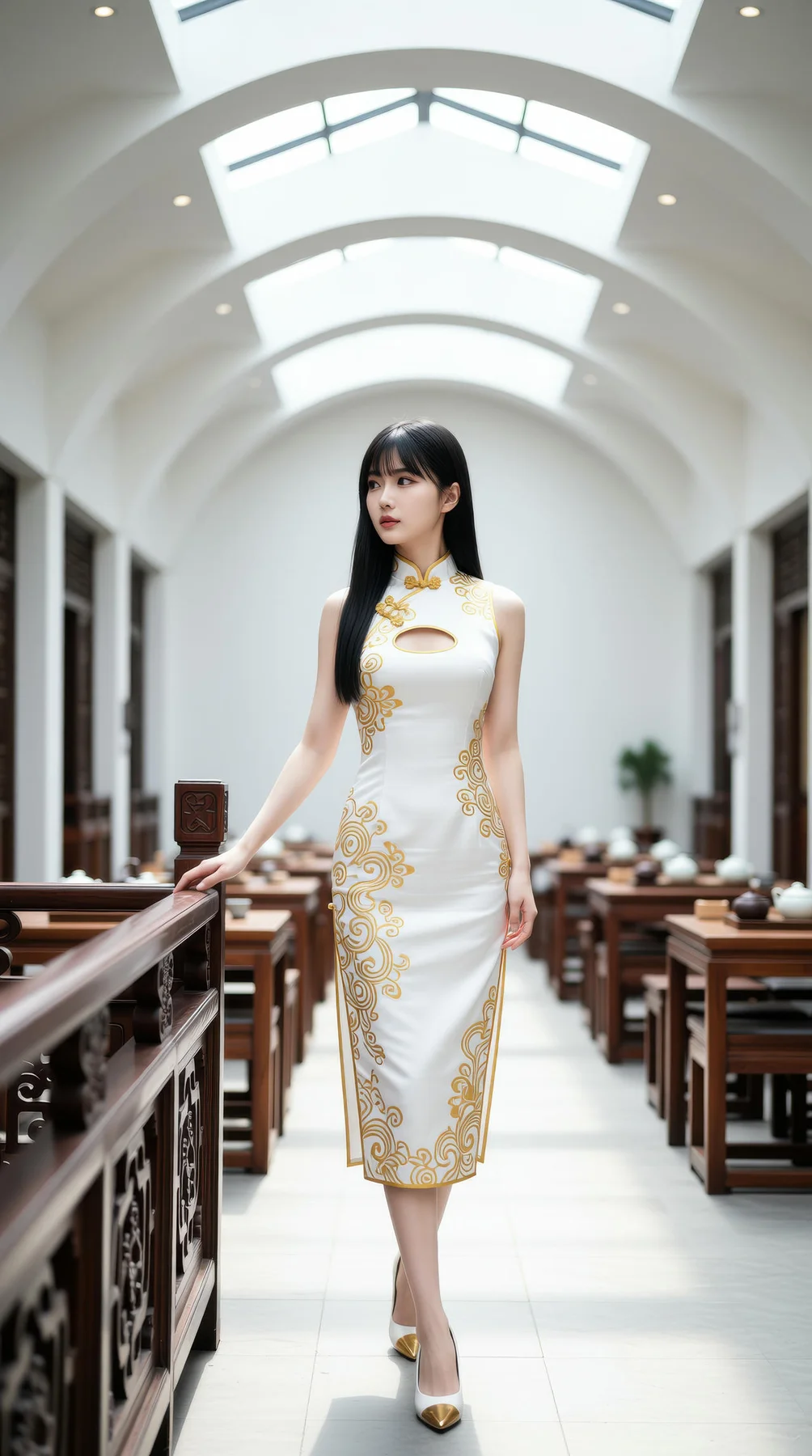 AIG  No.110 长发美女旗袍性感美腿 - 83
