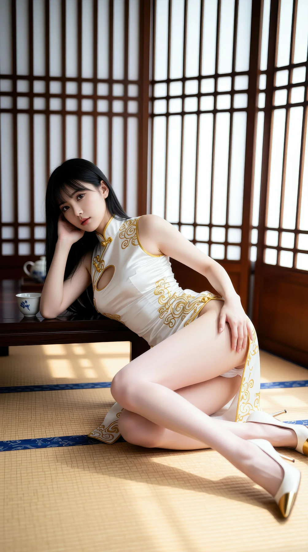 AIG  No.110 长发美女旗袍性感美腿 - 91