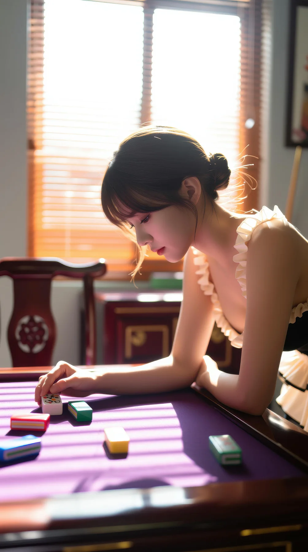 AIG  No.111 奶盖布丁luna 麻将女神超美气质 - 7