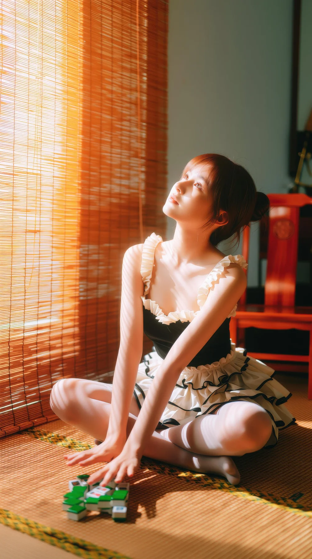 AIG  No.111 奶盖布丁luna 麻将女神超美气质 - 16