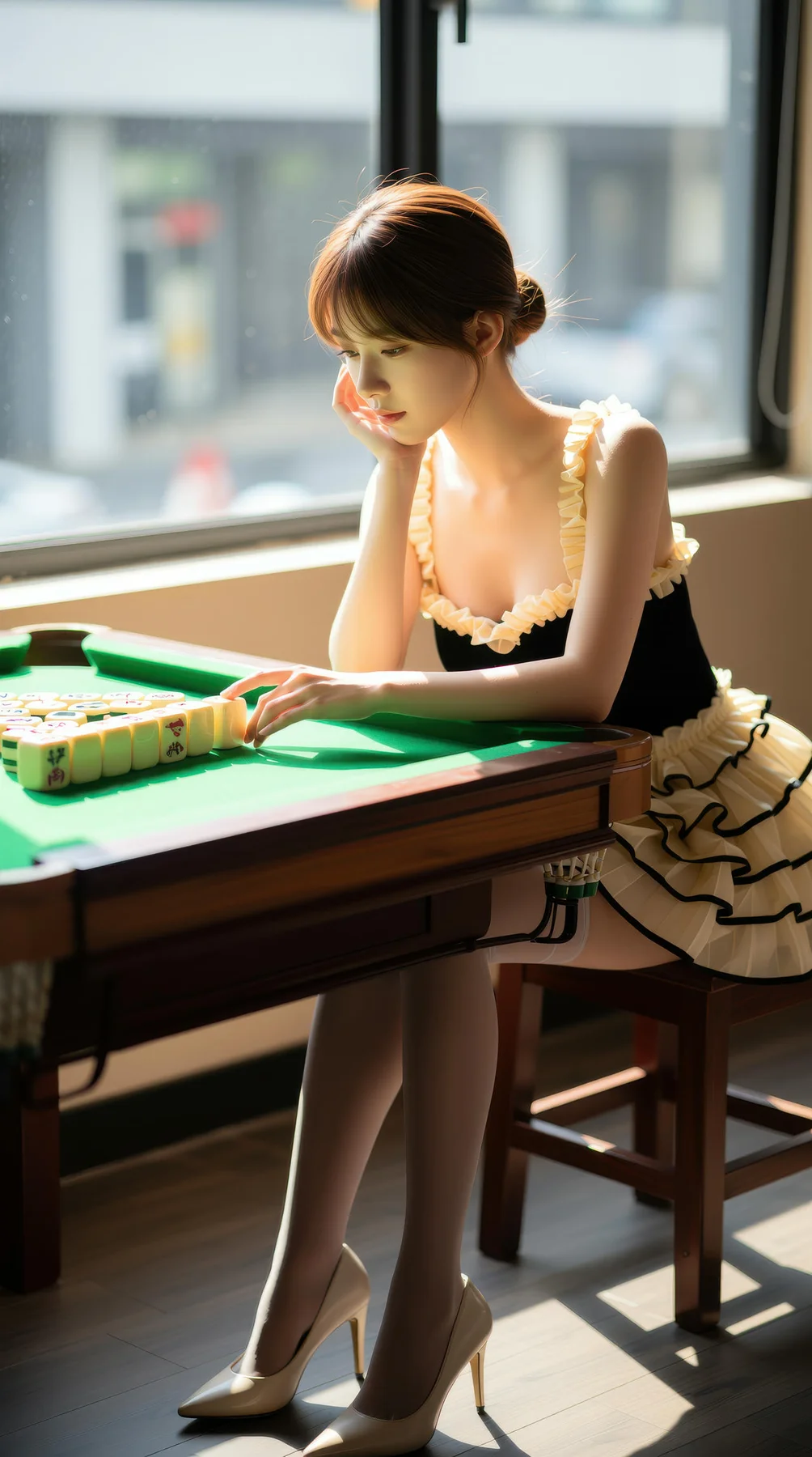 AIG  No.111 奶盖布丁luna 麻将女神超美气质 - 21