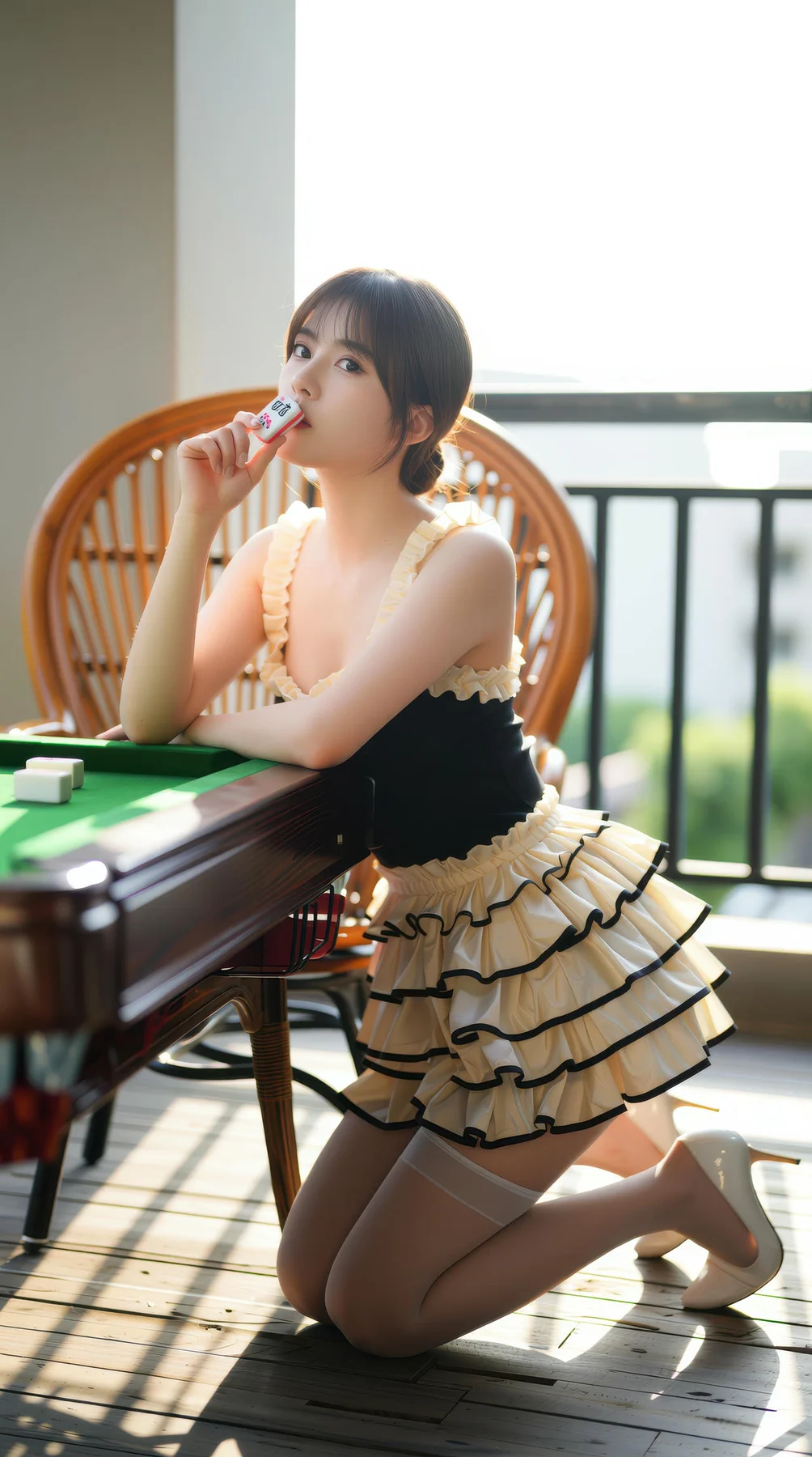 AIG  No.111 奶盖布丁luna 麻将女神超美气质 - 25