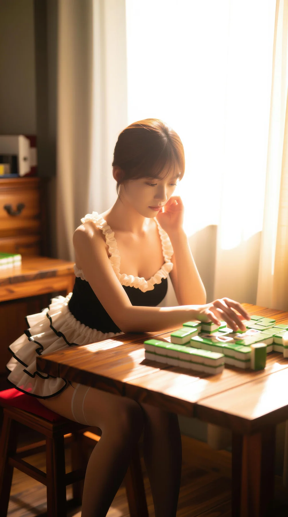 AIG  No.111 奶盖布丁luna 麻将女神超美气质 - 35