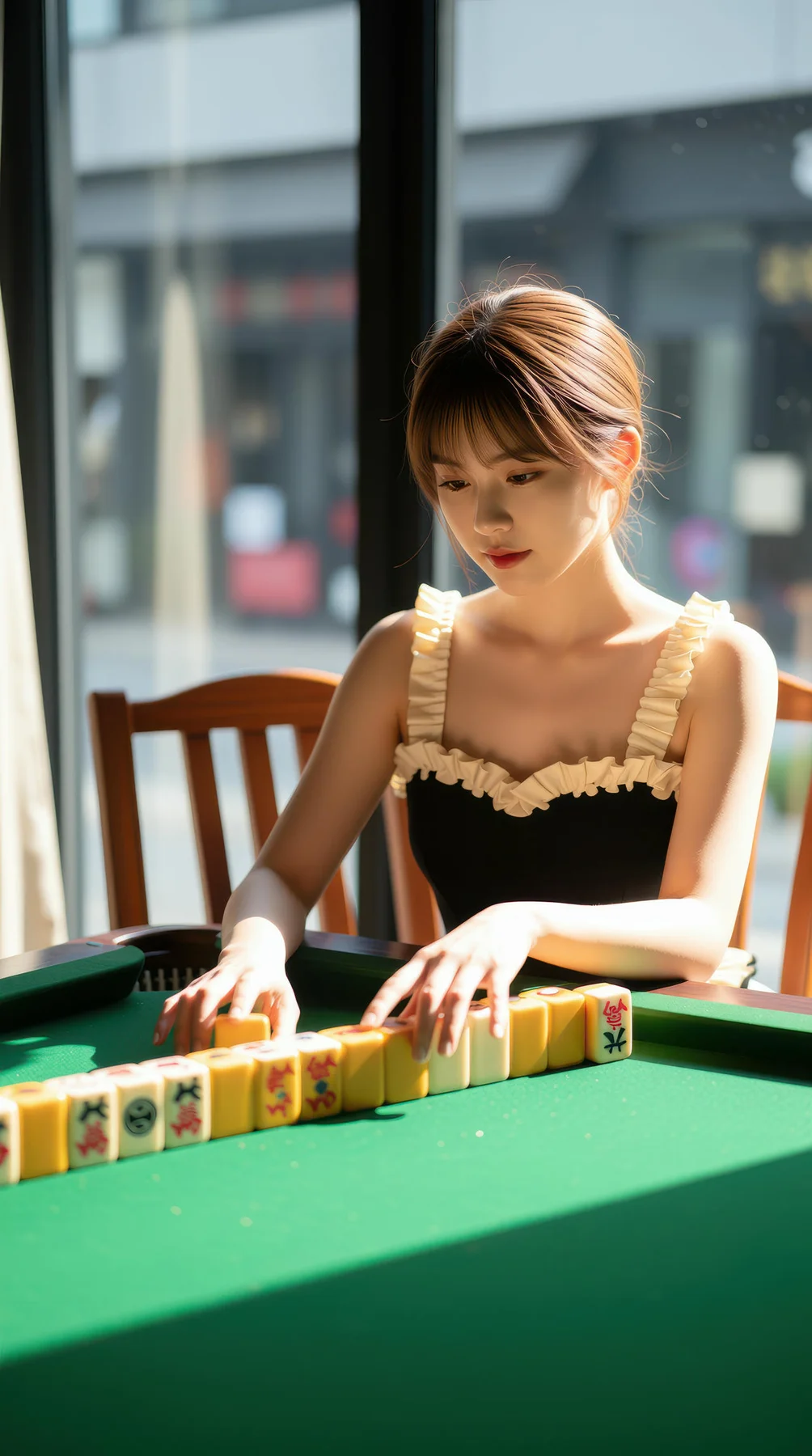 AIG  No.111 奶盖布丁luna 麻将女神超美气质 - 36