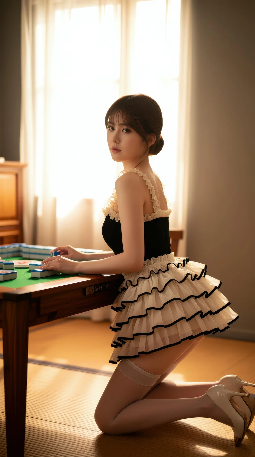 AIG  No.111 奶盖布丁luna 麻将女神超美气质 - 40