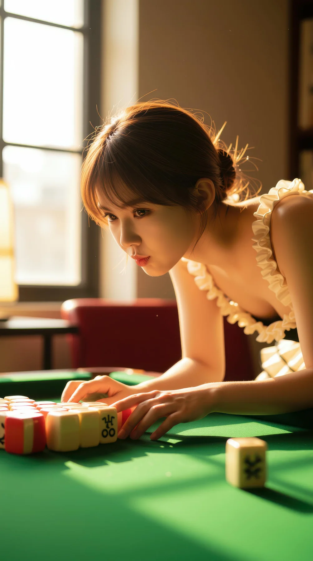 AIG  No.111 奶盖布丁luna 麻将女神超美气质 - 44