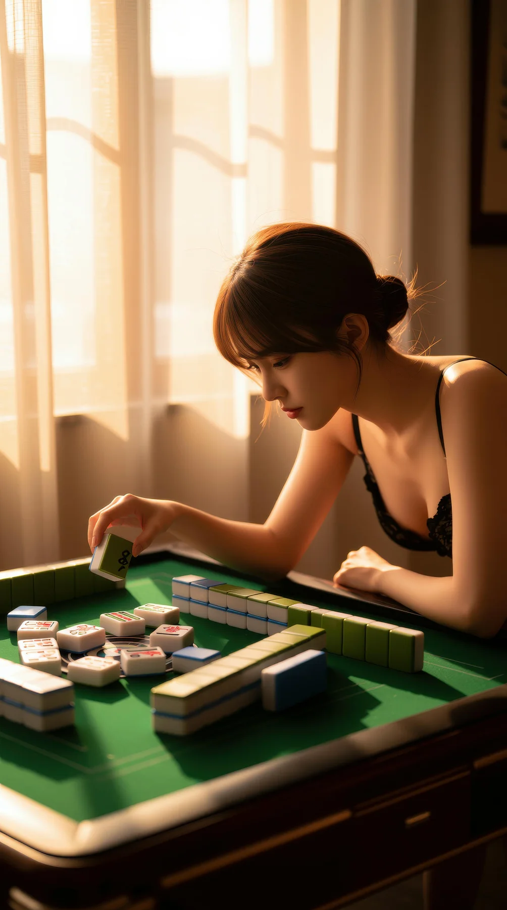 AIG  No.111 奶盖布丁luna 麻将女神超美气质 - 48