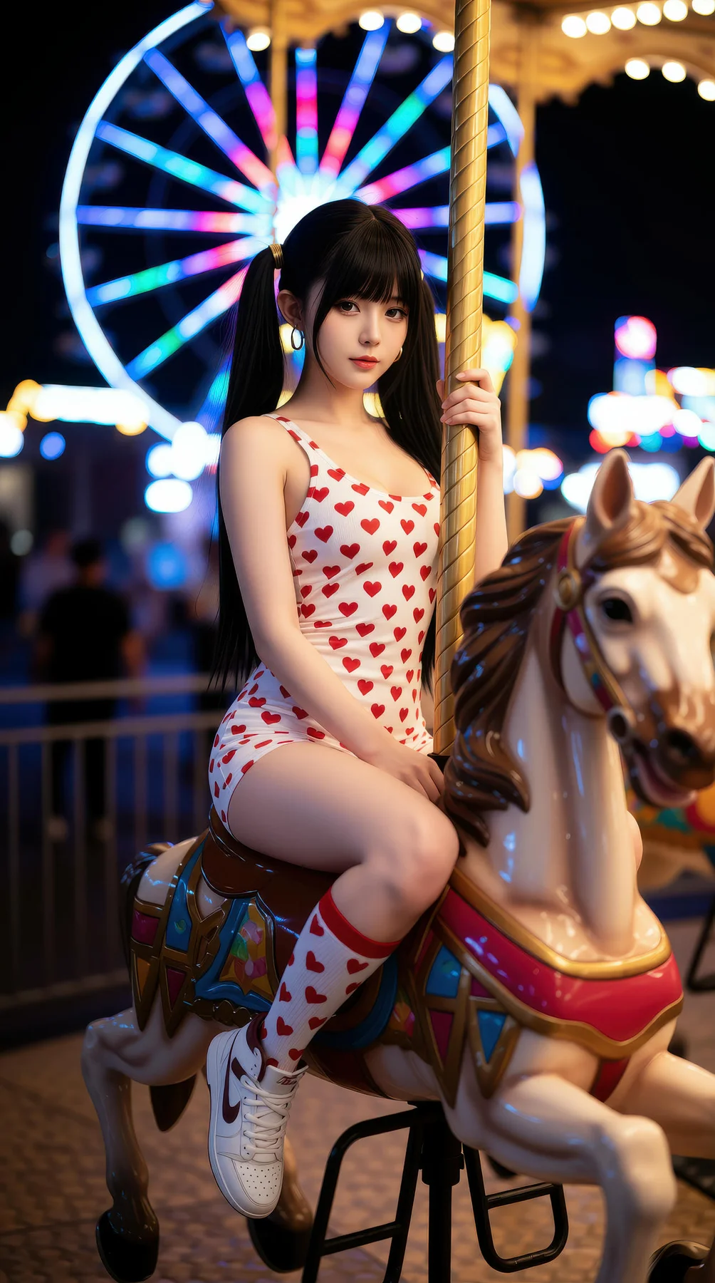 AIG  No.113 柚柚sasa 双马尾游乐场写真 - 24