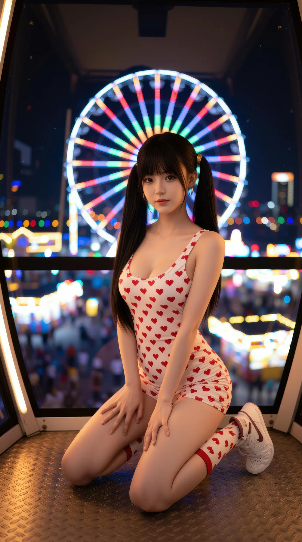 AIG  No.113 柚柚sasa 双马尾游乐场写真 - 59