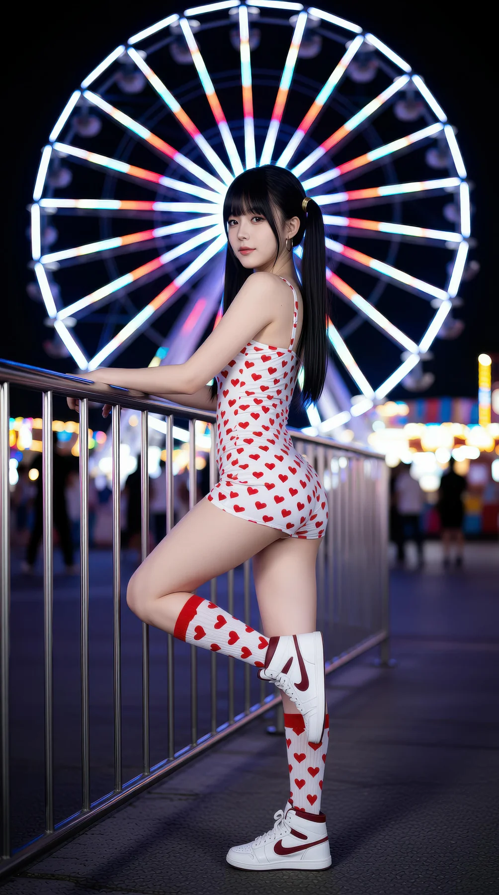 AIG  No.113 柚柚sasa 双马尾游乐场写真 - 62