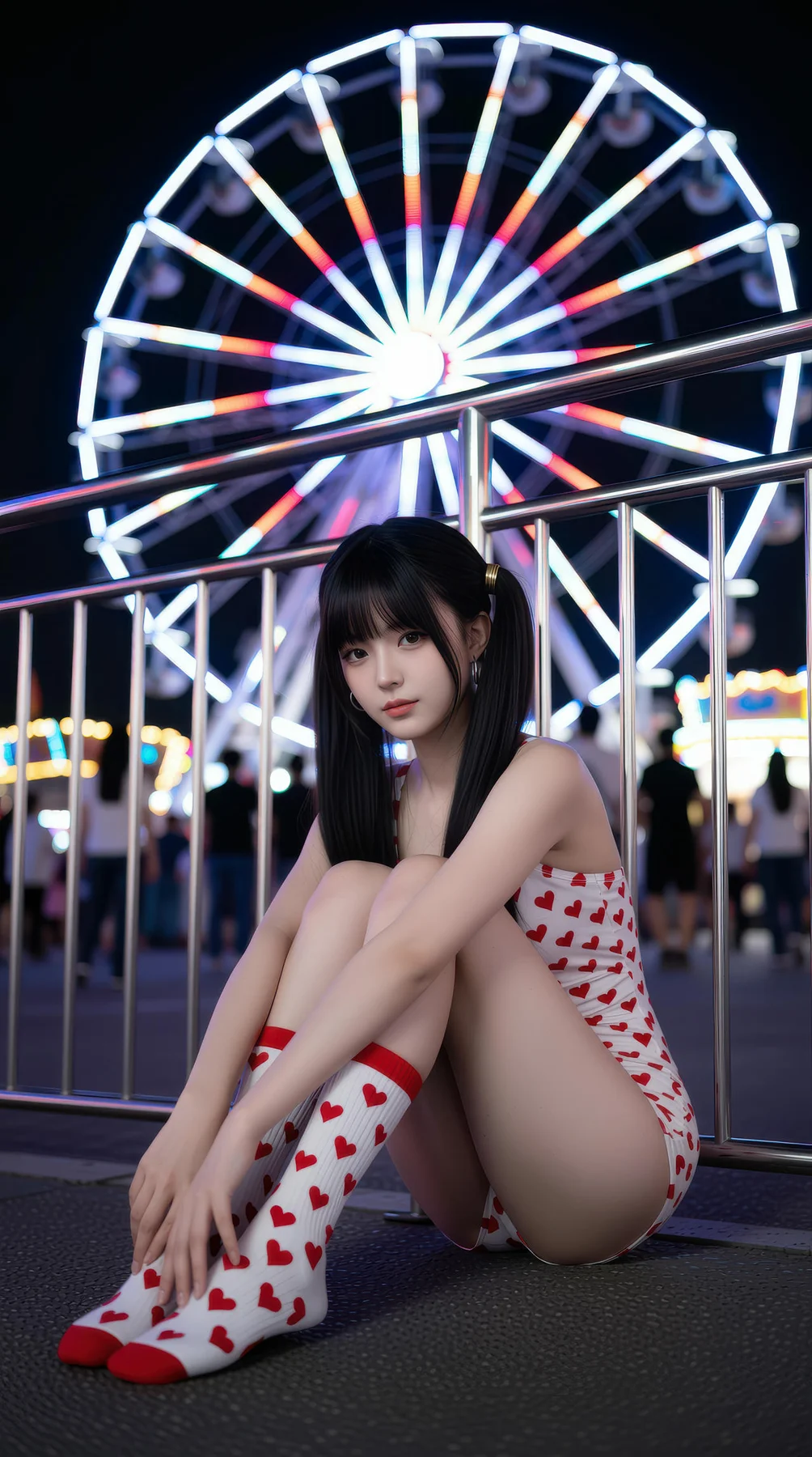 AIG  No.113 柚柚sasa 双马尾游乐场写真 - 64