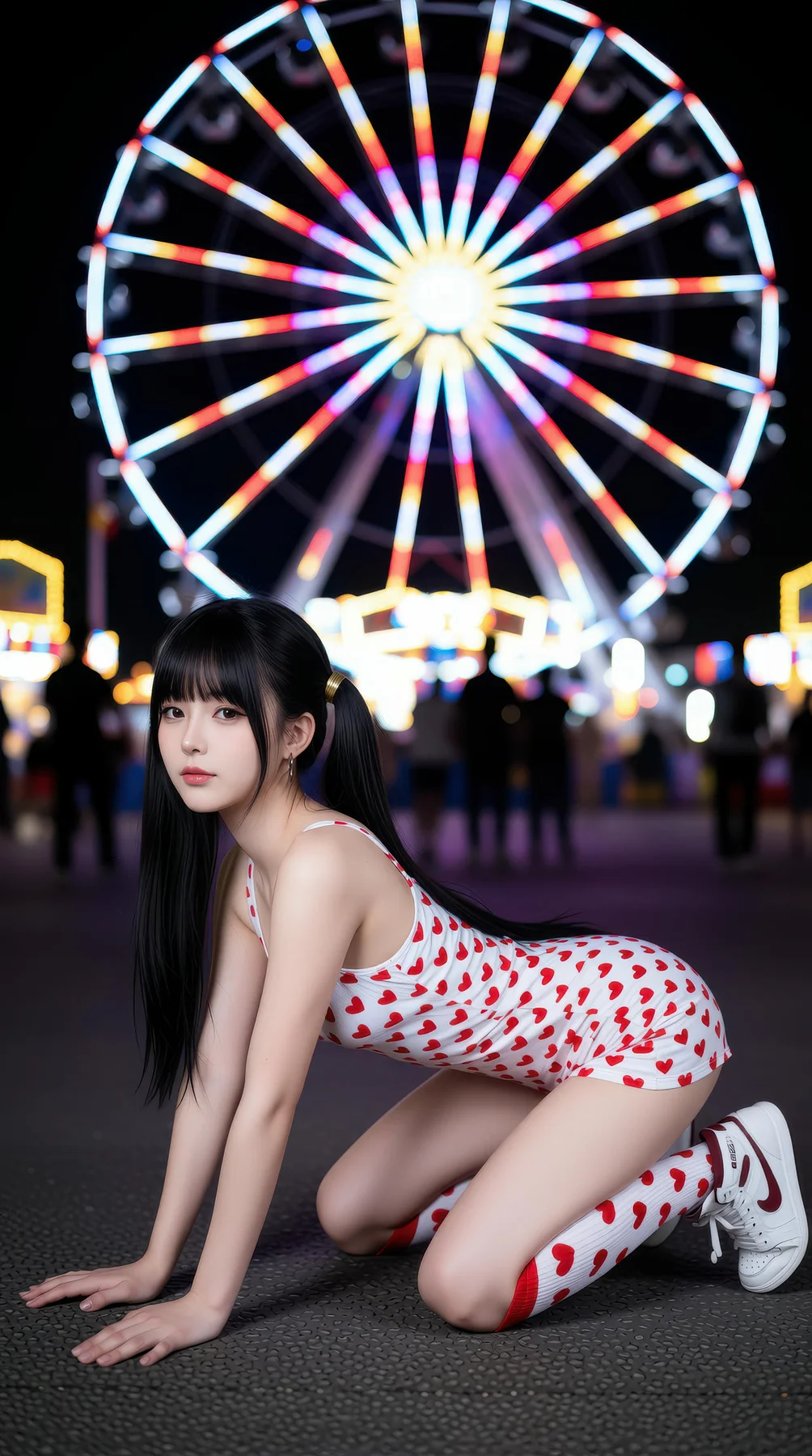 AIG  No.113 柚柚sasa 双马尾游乐场写真 - 68