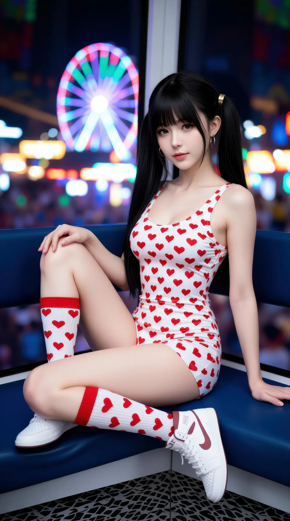 AIG  No.113 柚柚sasa 双马尾游乐场写真 - 72