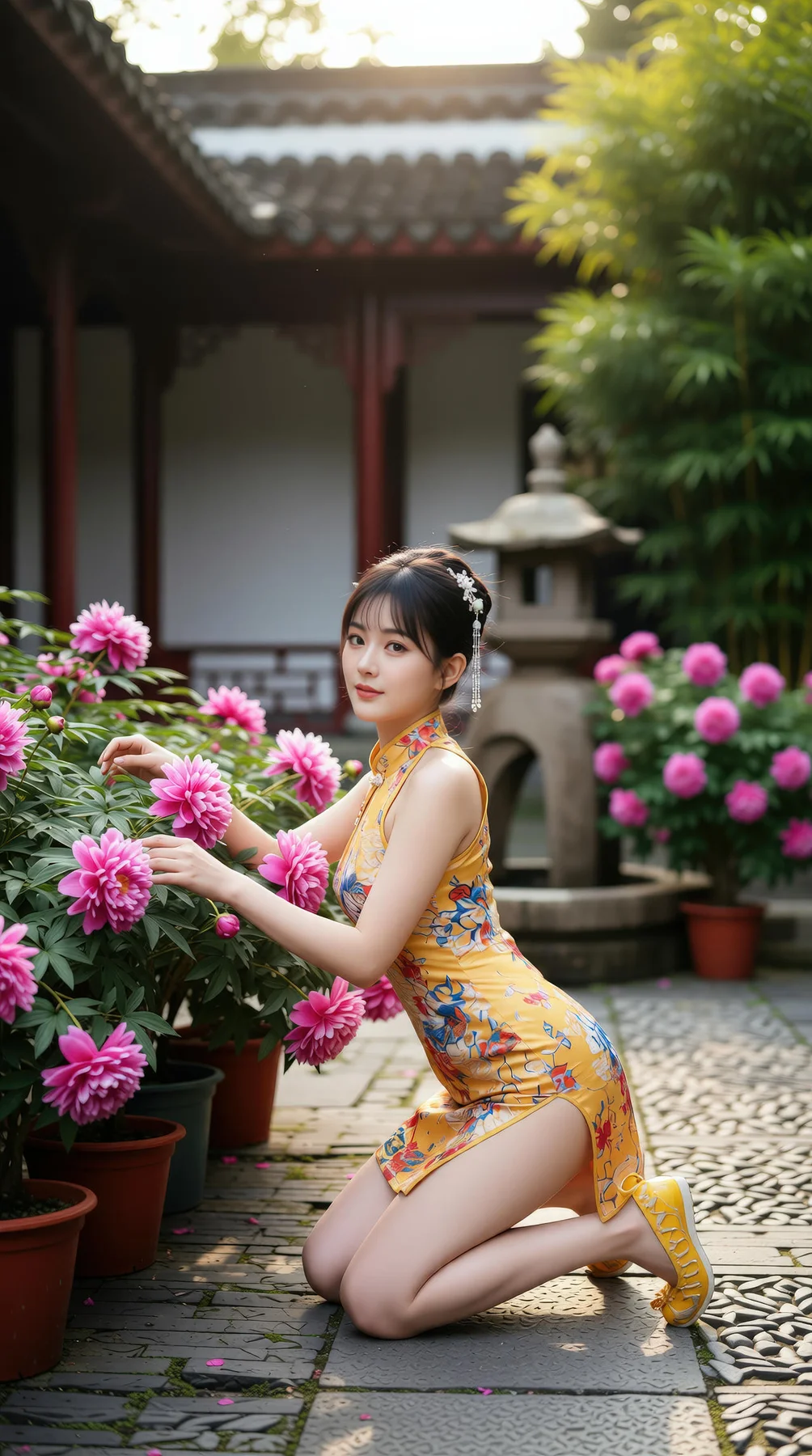 AIG  No.115 茗灵儿 旗袍制服美腿写真 - 26