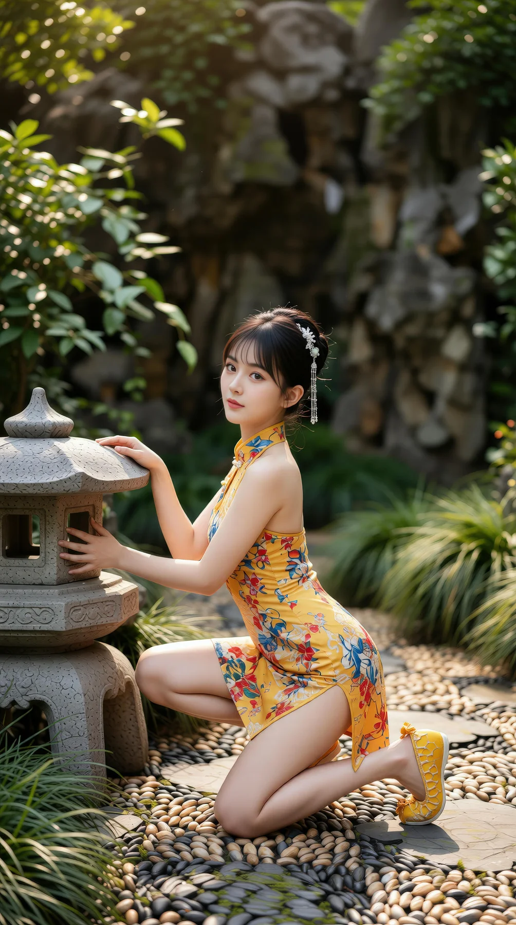 AIG  No.115 茗灵儿 旗袍制服美腿写真 - 28