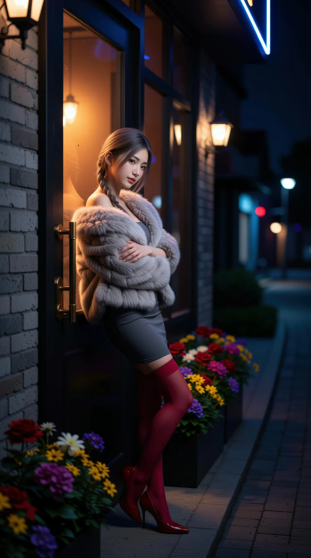 AIG  No.120 熙蕾学姐ruby酒吧黑丝长腿跑车美女 - 26