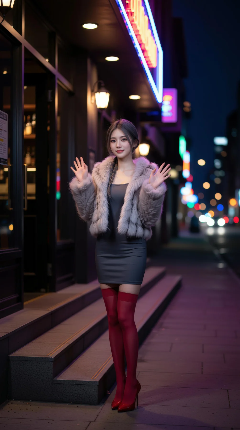 AIG  No.120 熙蕾学姐ruby酒吧黑丝长腿跑车美女 - 34