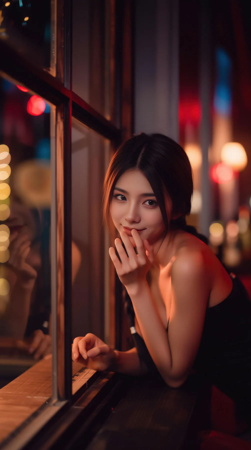 AIG  No.120 熙蕾学姐ruby酒吧黑丝长腿跑车美女 - 49