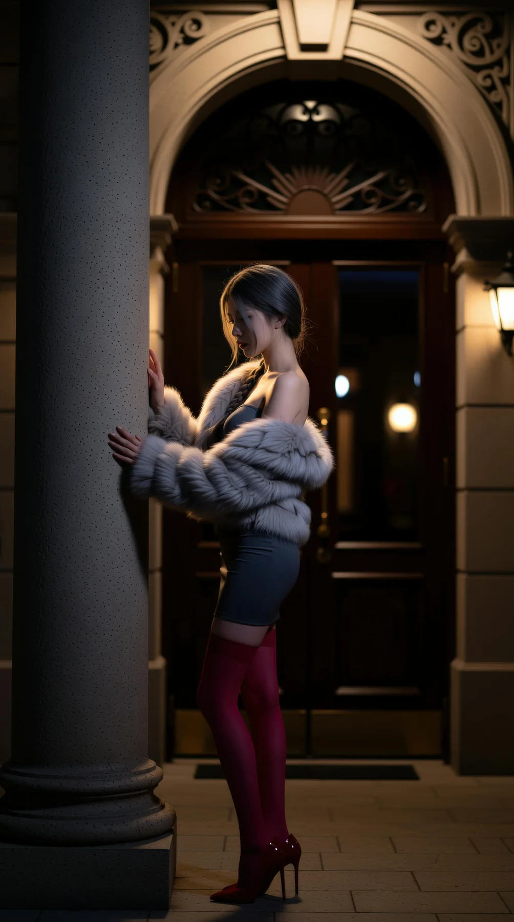 AIG  No.120 熙蕾学姐ruby酒吧黑丝长腿跑车美女 - 58