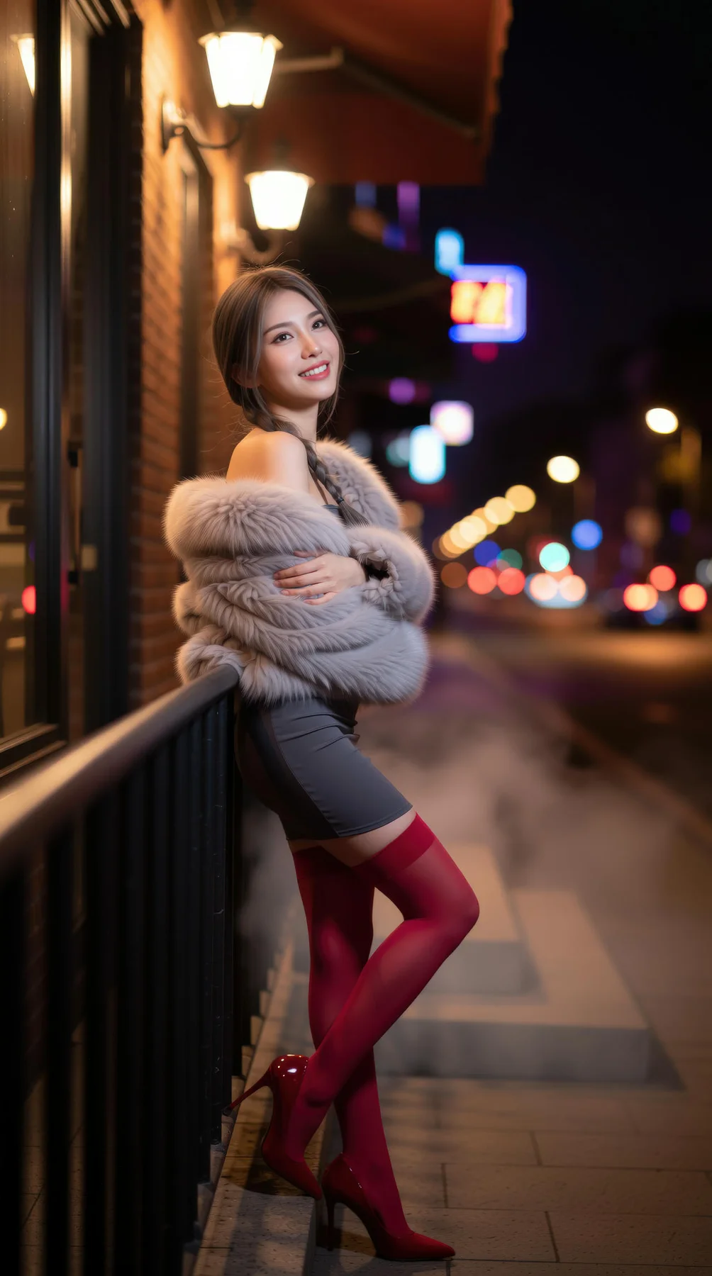 AIG  No.120 熙蕾学姐ruby酒吧黑丝长腿跑车美女 - 59