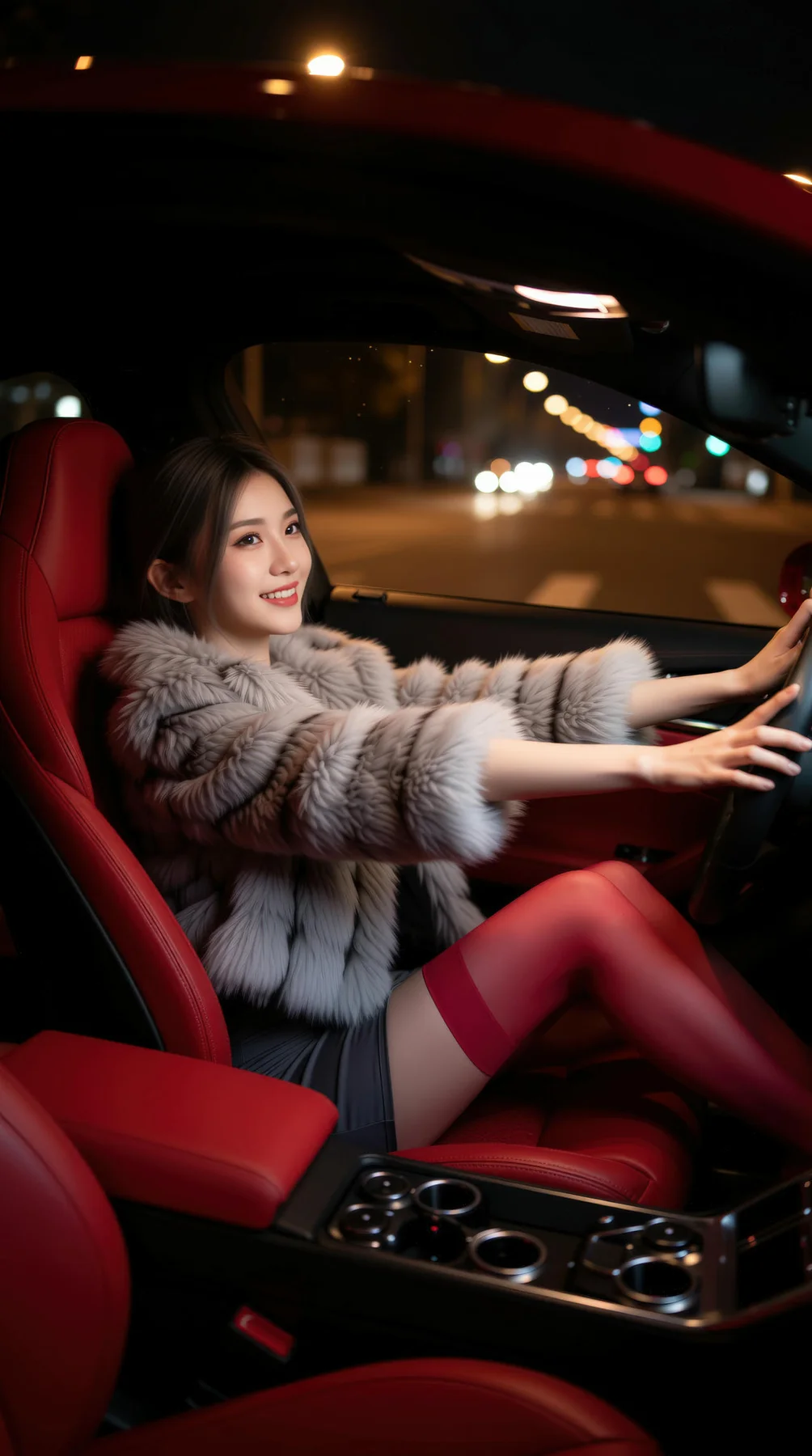 AIG  No.120 熙蕾学姐ruby酒吧黑丝长腿跑车美女 - 68