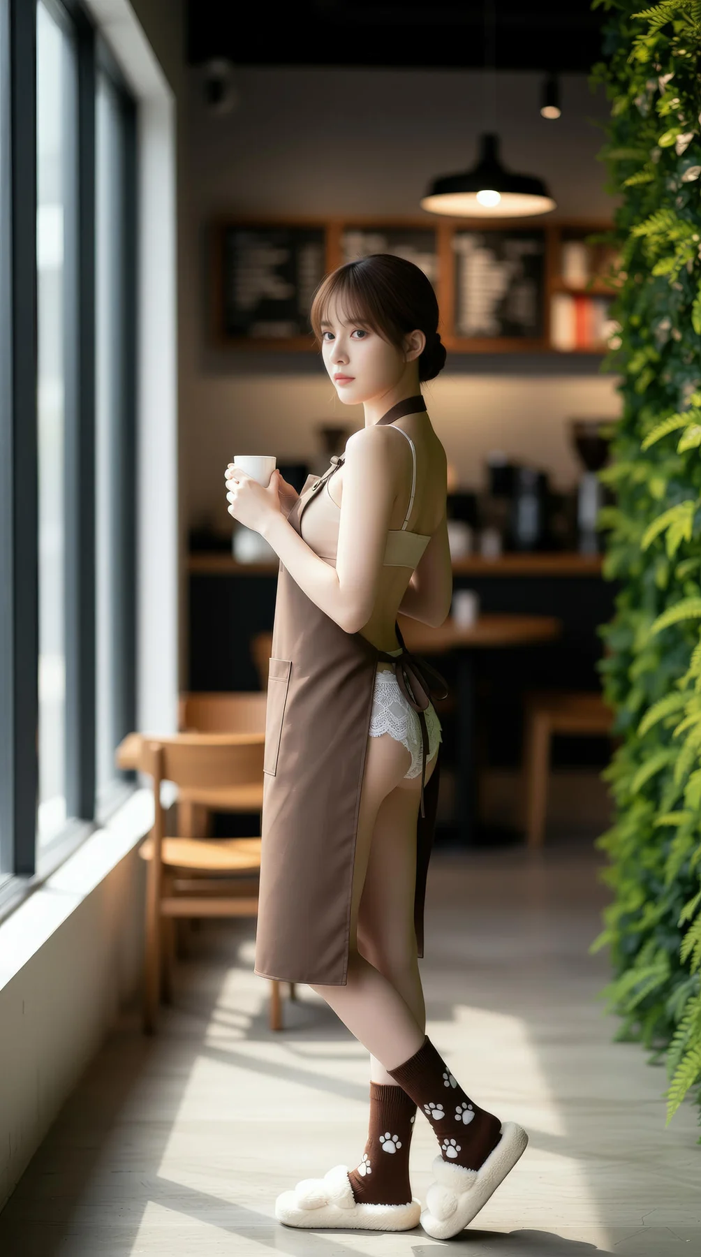 AIG  No.121 奶盖布丁luna 咖啡店爆乳美女店员 - 27