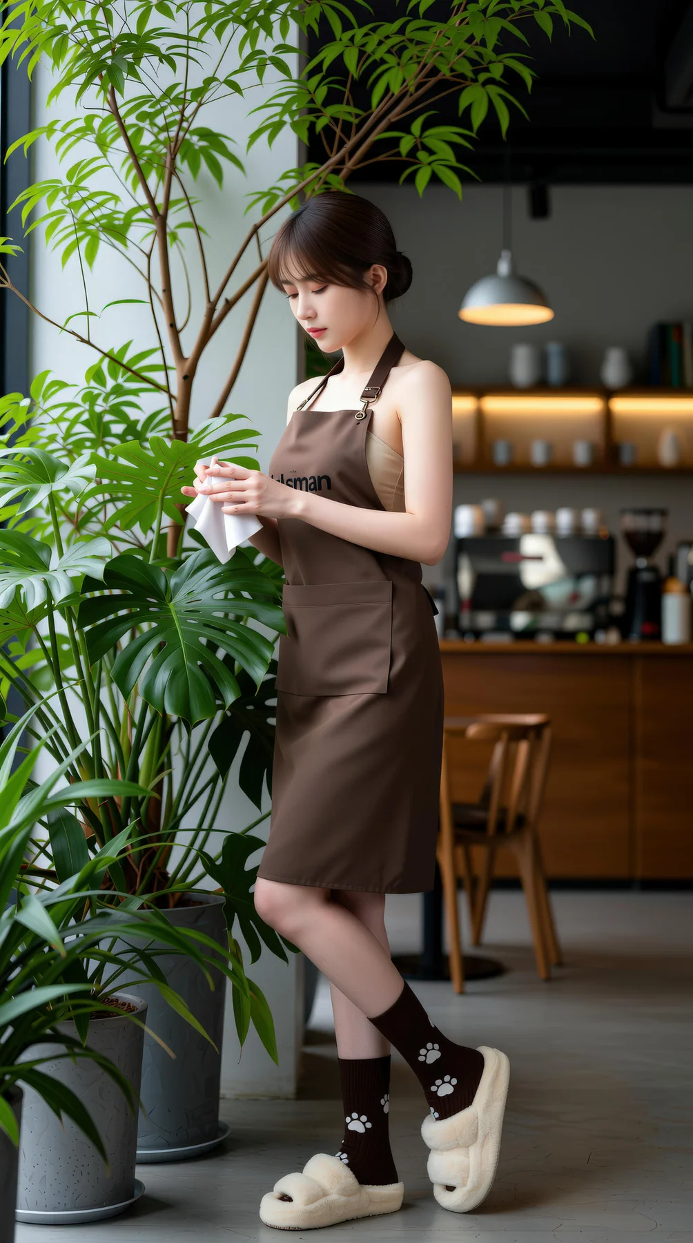 AIG  No.121 奶盖布丁luna 咖啡店爆乳美女店员 - 29