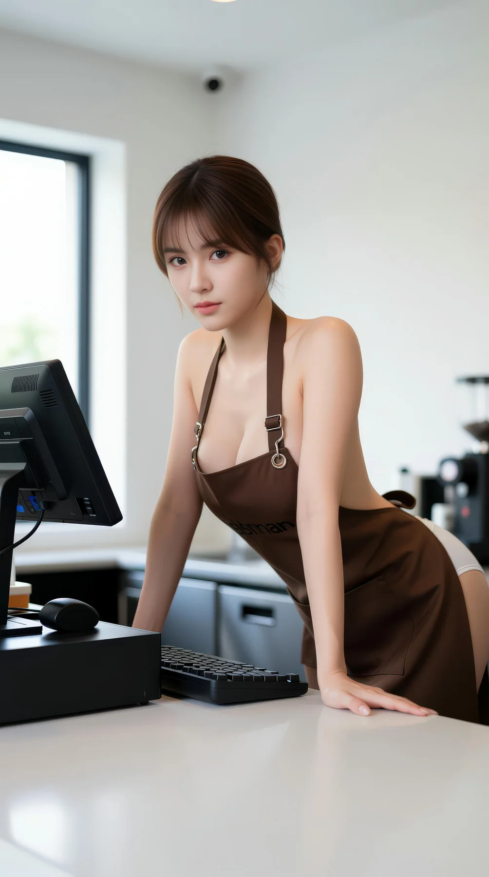 AIG  No.121 奶盖布丁luna 咖啡店爆乳美女店员 - 31
