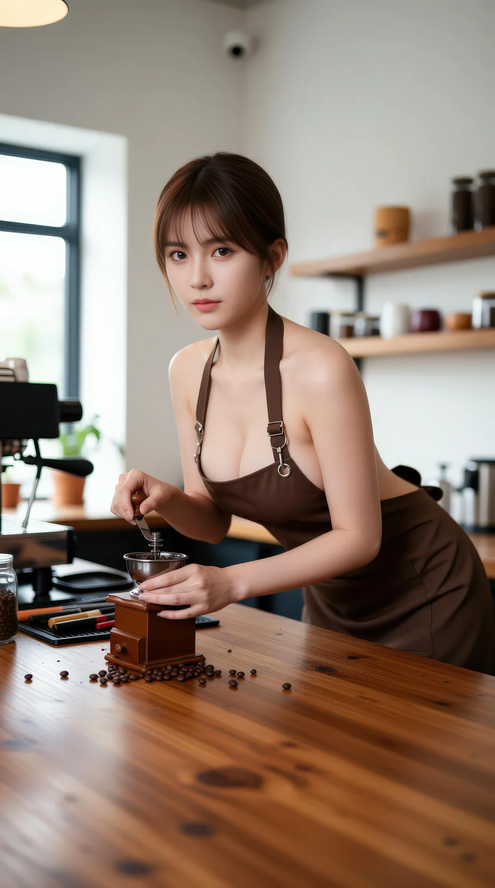 AIG  No.121 奶盖布丁luna 咖啡店爆乳美女店员 - 36