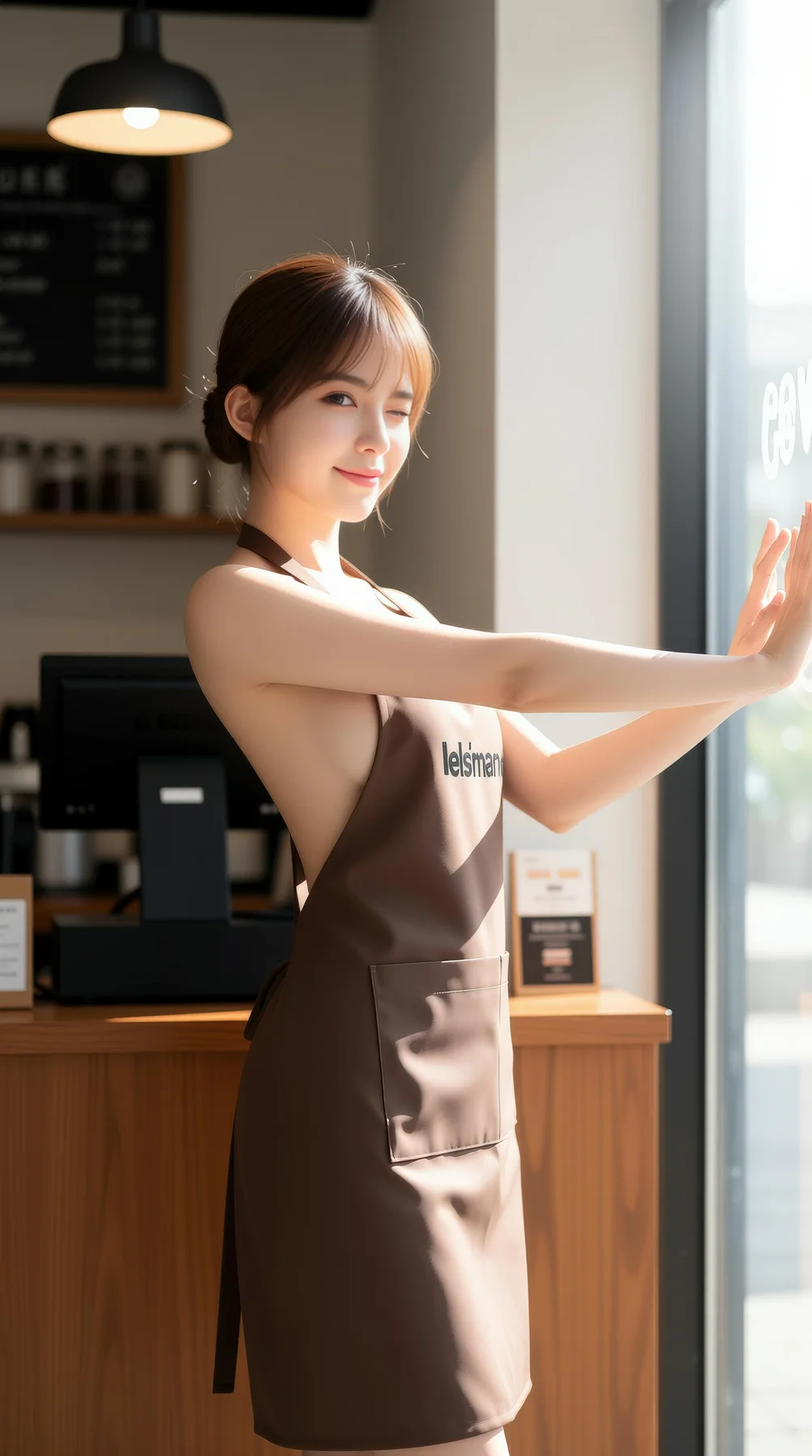 AIG  No.121 奶盖布丁luna 咖啡店爆乳美女店员 - 42