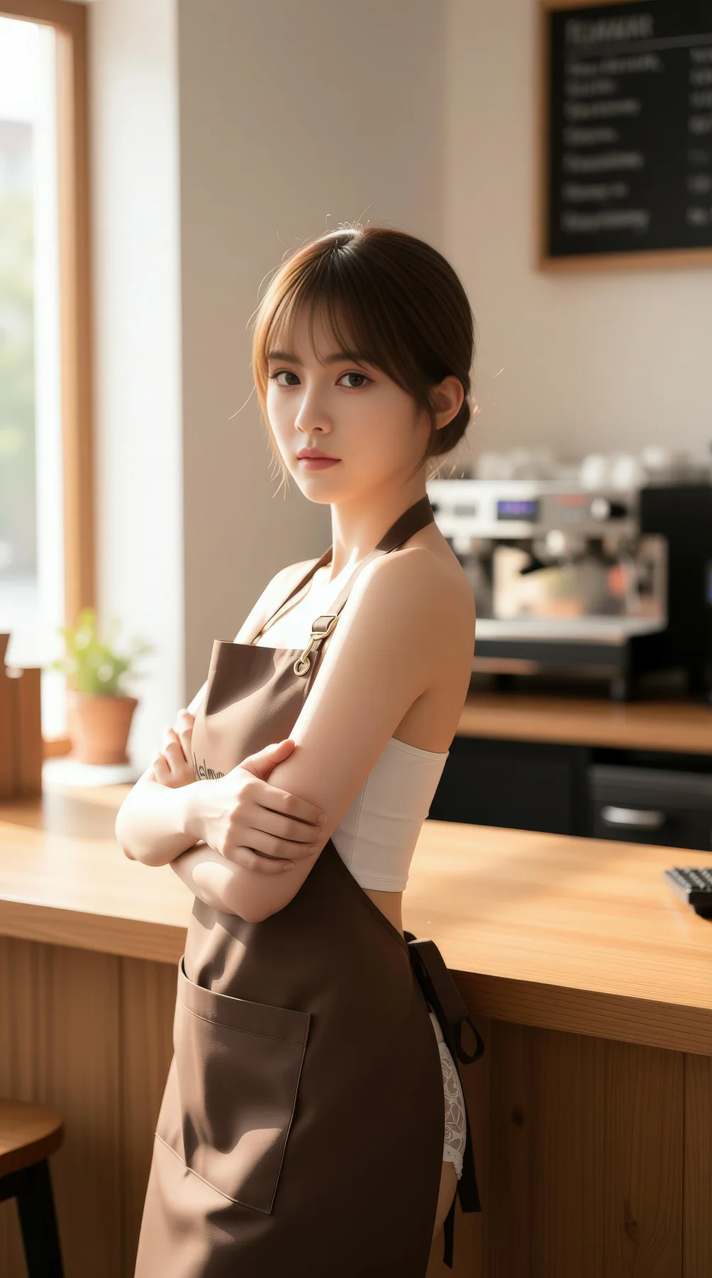 AIG  No.121 奶盖布丁luna 咖啡店爆乳美女店员 - 50