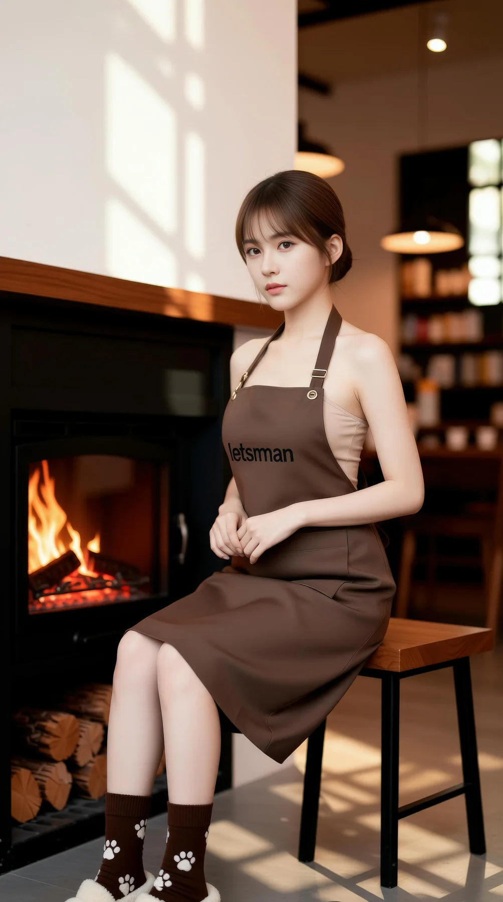 AIG  No.121 奶盖布丁luna 咖啡店爆乳美女店员 - 55